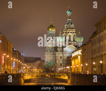 Church of the Saviour on Spilled Blood, St. Petersburg, Russia Stock Photo