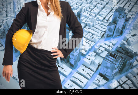 Woman engineer Stock Photo