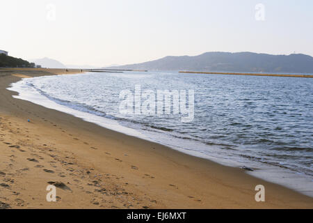 Sea and beach, Fukuoka Prefecture, Japan Stock Photo