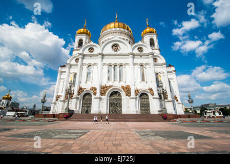 Cathedral of Christ the Saviour, Moscow, Russia Stock Photo
