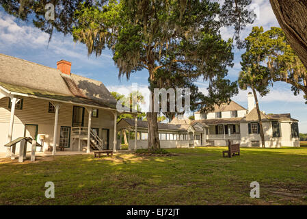 JACKSONVILLE, FLORIDA - JANUARY 18, 2015 :  Kingsley Plantation in Jacksonville. It was built in 1797 or 1798 and named after an Stock Photo