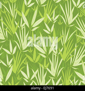 Bamboo branches seamless pattern background Stock Photo