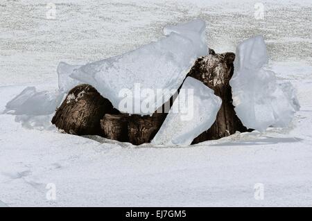 broken ice Stock Photo