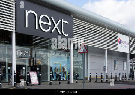 A branch of Next on the Bell Green Retail Park in South London. Stock Photo