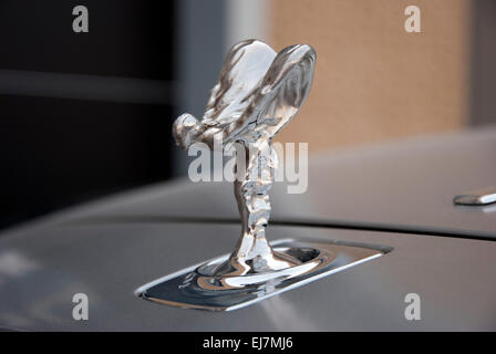 Roll Royce Spirit of Ecstacy Bonnet Mascot Stock Photo