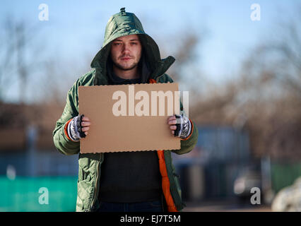 Homeless person Stock Photo