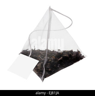 Tea bag(+clipping path) Stock Photo