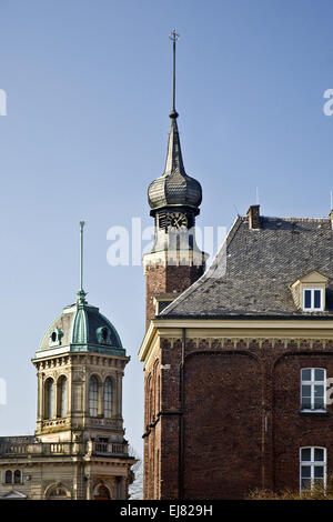 Historic town center, Rheinberg, Germany Stock Photo