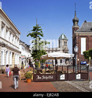 Historic town center, Rheinberg, Germany Stock Photo