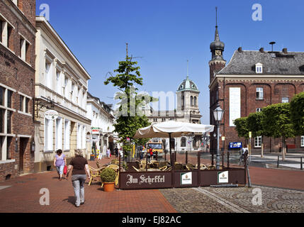 Historic town center, Rheinberg, Germany Stock Photo