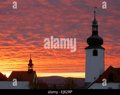 afterglow Stock Photo