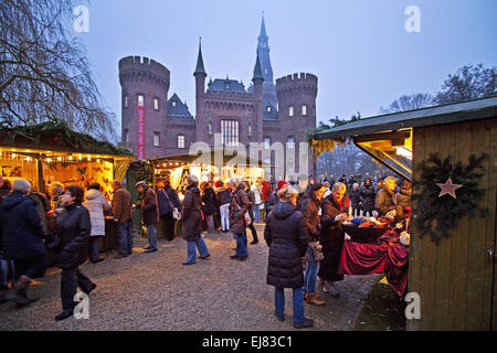 Christmas Market, Bedburg-Hau, Germany Stock Photo