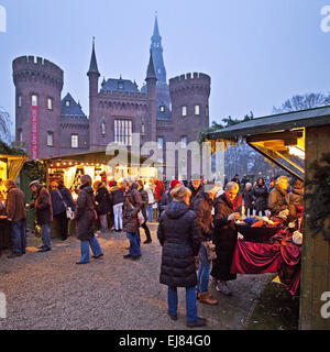 Christmas Market, Bedburg-Hau, Germany Stock Photo