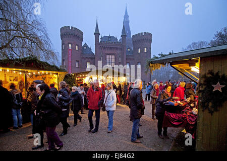 Christmas Market, Bedburg-Hau, Germany Stock Photo