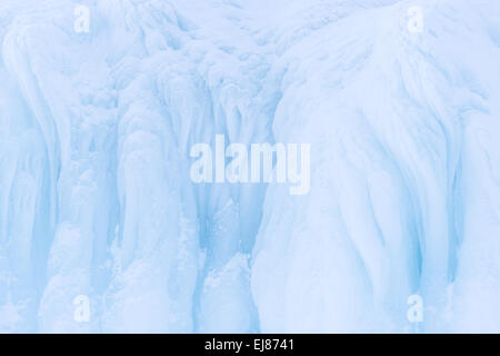 Ice structures, Lapland, Sweden Stock Photo