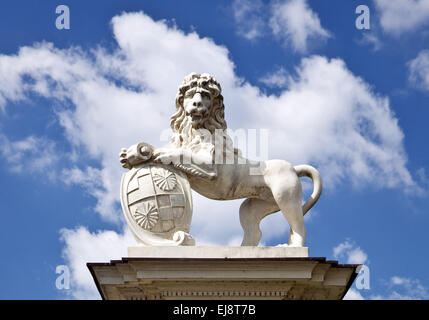 Lion sculpture, Nordkirchen Palace, Germany Stock Photo