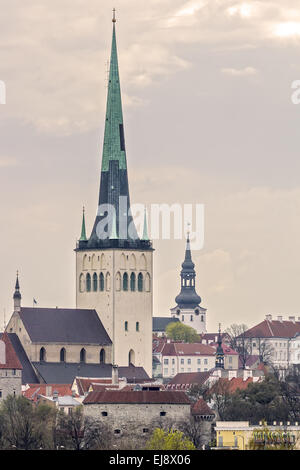 St. Olav's Church Tallinn Estonia Stock Photo