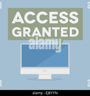 access granted Stock Photo