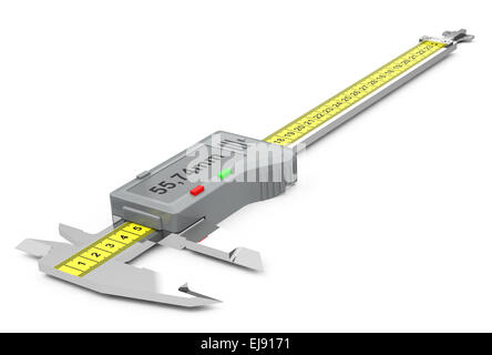 the vernier caliper Stock Photo