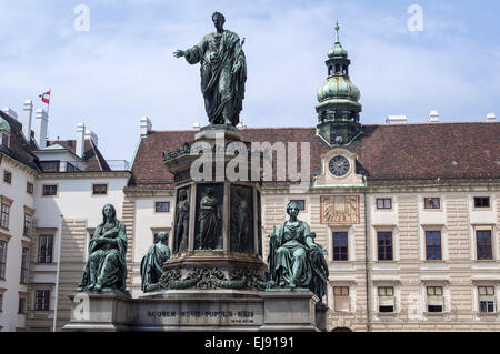 Emperor Franz II, Francis II statue. Stock Photo