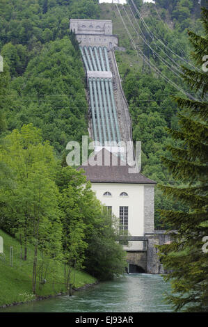 hydro electric power station in Bavaria Stock Photo