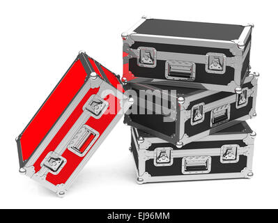 the suitcases Stock Photo