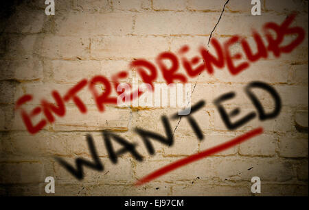 Entrepreneurs Wanted Concept Stock Photo