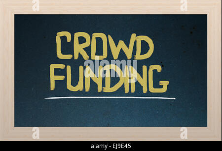 Crowd Funding Concept Stock Photo