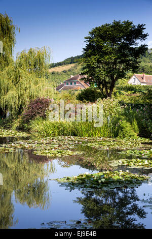 France, Europe, Giverny, Claude Monet Foundation, gardens of Monet's house Stock Photo