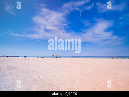 Redington Beach and pier in Pinellas County Stock Photo