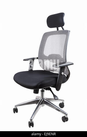 black office swivel chair Stock Photo