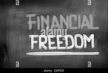 Financial Freedom Concept Stock Photo