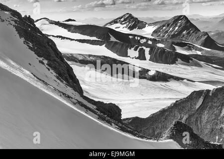 glaciers, Sarek NP, Lapland, Sweden Stock Photo