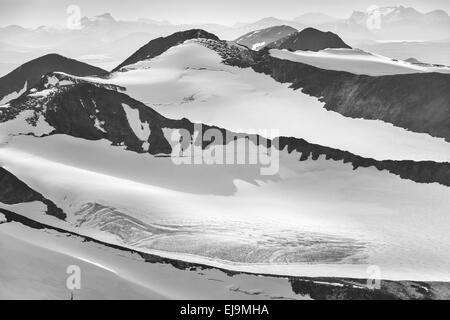 glaciers, Sarek NP, Lapland, Sweden Stock Photo