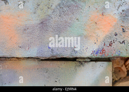 classic grunge texture of aging painted wall Stock Photo