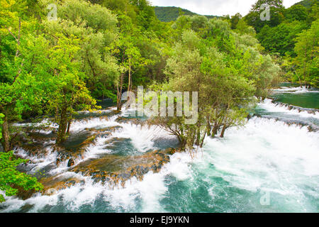 Una river rapids Stock Photo