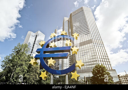 Euro ECB Stock Photo