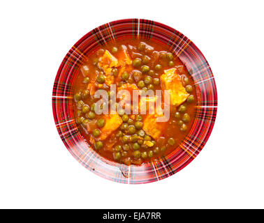 Mattar paneer Stock Photo