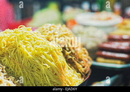 padthai food in bangkok thailand Stock Photo