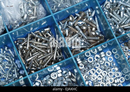 different screws Stock Photo