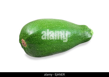 Zucchini on white background Stock Photo