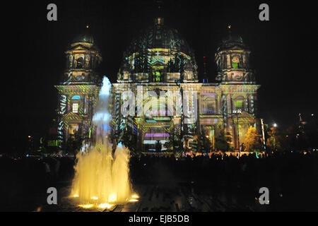 Festival of Lights in Berlin, Berliner Dom Stock Photo