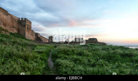 Old fortress in town Bilhorod-Dnistrovski Stock Photo