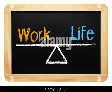 Handwriting text Work Life Balance. Internet Concept time allocated for ...