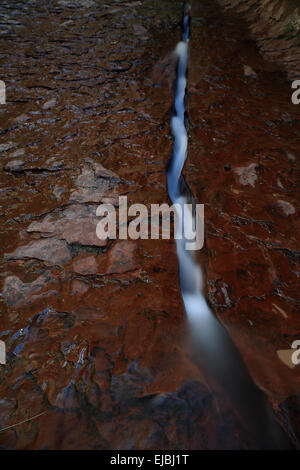 Tunnel Through The The Rocks. Zion National Park. Utah, Usa Stock Photo 