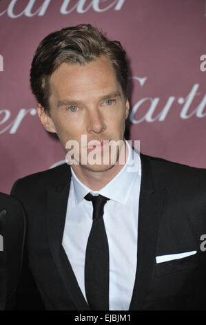 PALM SPRINGS, CA - JANUARY 6, 2015: Benedict Cumberbatch at the 2015 Palm Springs Film Festival Awards Gala at the Palm Springs Convention Centre. Stock Photo