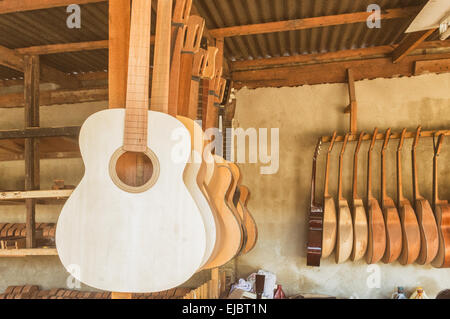 hand made guitar workshop in philippines Stock Photo