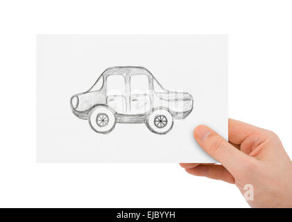 Sketch of car hand drawing Stock Photo - Alamy