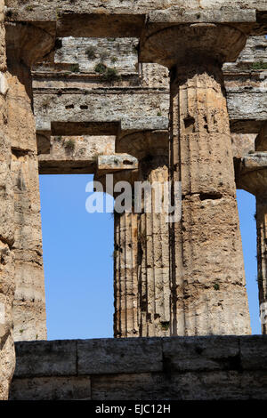 Temple of Hera (Temple of Neptune) Stock Photo