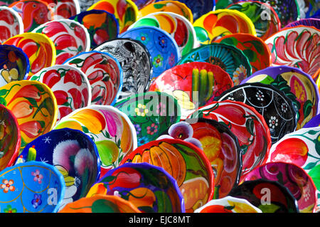 Colorful Mayan Bowls for Sale Stock Photo